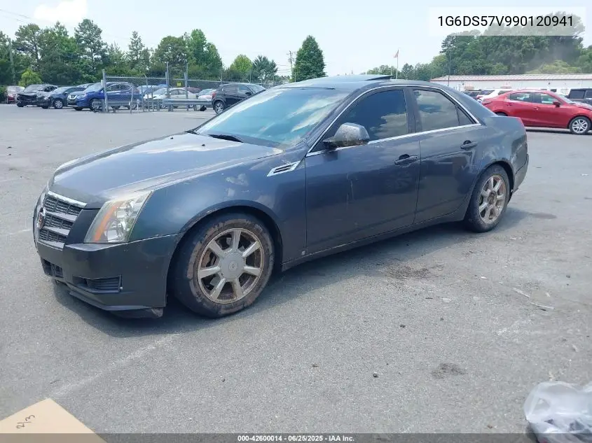 2009 Cadillac Cts Standard VIN: 1G6DS57V990120941 Lot: 42600014