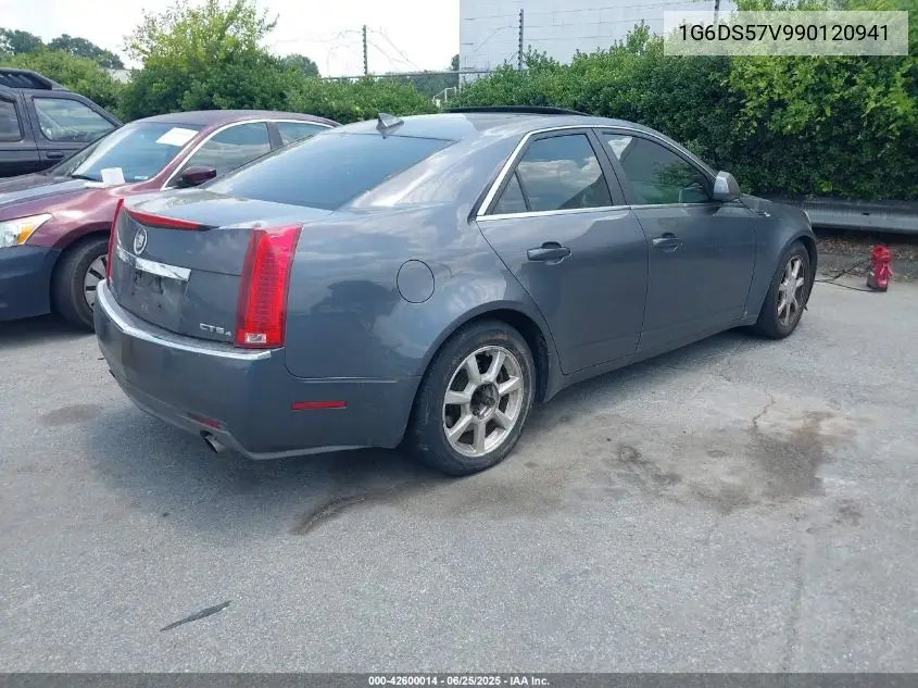 2009 Cadillac Cts Standard VIN: 1G6DS57V990120941 Lot: 42600014