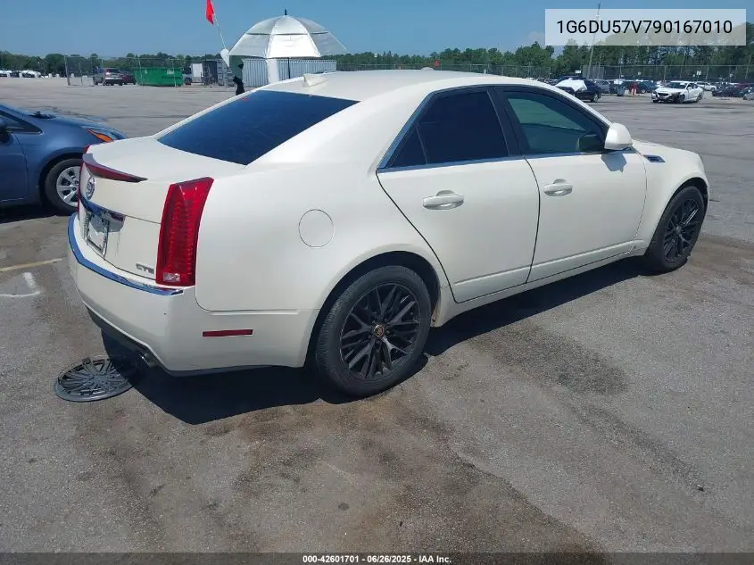 2009 Cadillac Cts Hi Feature V6 VIN: 1G6DU57V790167010 Lot: 42601701