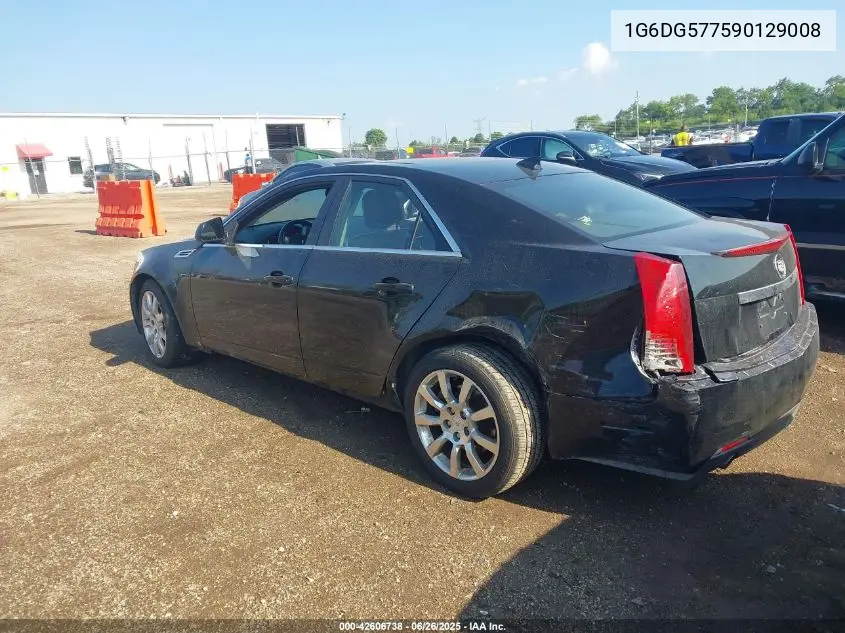 2009 Cadillac Cts Standard VIN: 1G6DG577590129008 Lot: 42606738