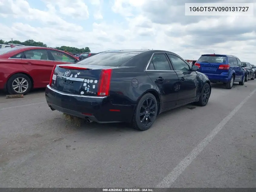 2009 Cadillac Cts Standard VIN: 1G6DT57V090131727 Lot: 42628542