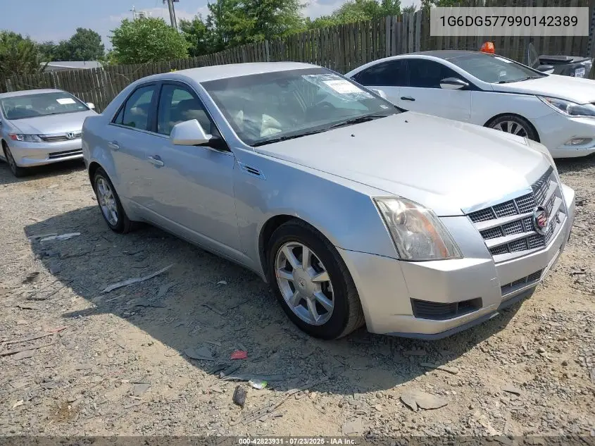 2009 Cadillac Cts Standard VIN: 1G6DG577990142389 Lot: 42823931