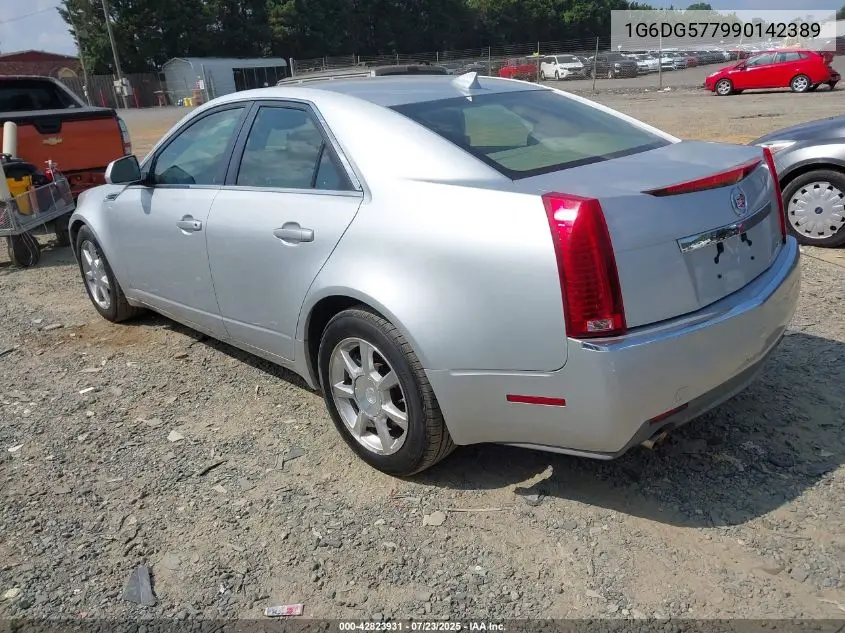2009 Cadillac Cts Standard VIN: 1G6DG577990142389 Lot: 42823931