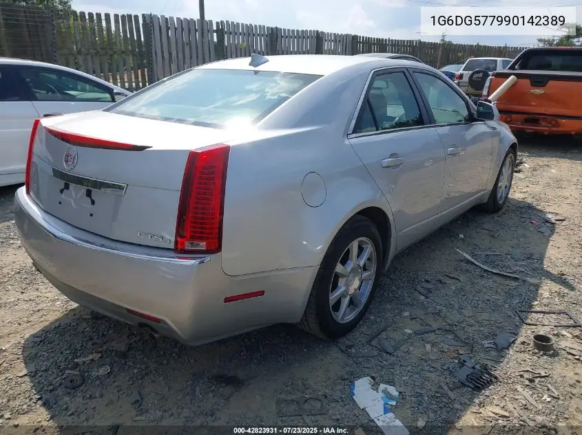 2009 Cadillac Cts Standard VIN: 1G6DG577990142389 Lot: 42823931