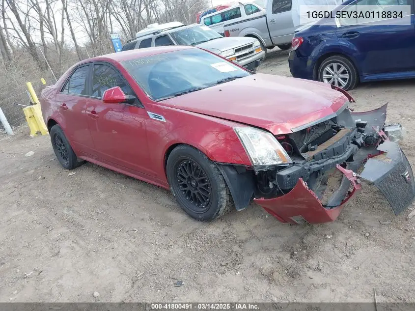 2010 Cadillac Cts Standard VIN: 1G6DL5EV3A0118834 Lot: 41800491