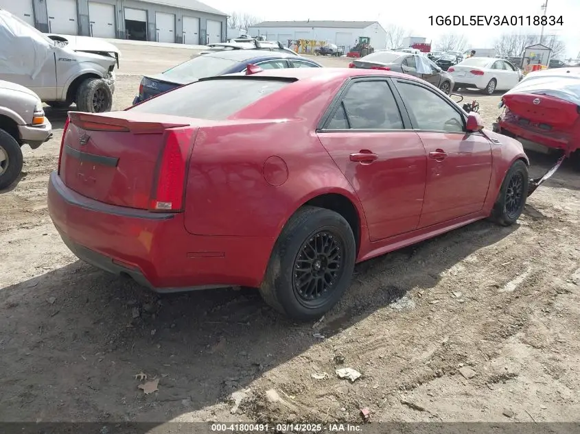 2010 Cadillac Cts Standard VIN: 1G6DL5EV3A0118834 Lot: 41800491