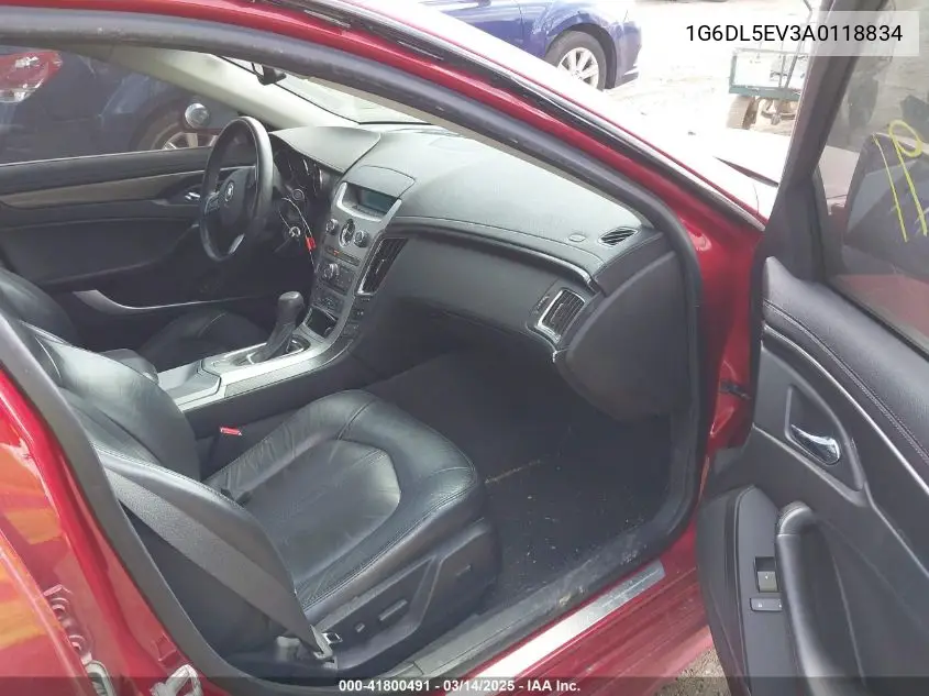 2010 Cadillac Cts Standard VIN: 1G6DL5EV3A0118834 Lot: 41800491
