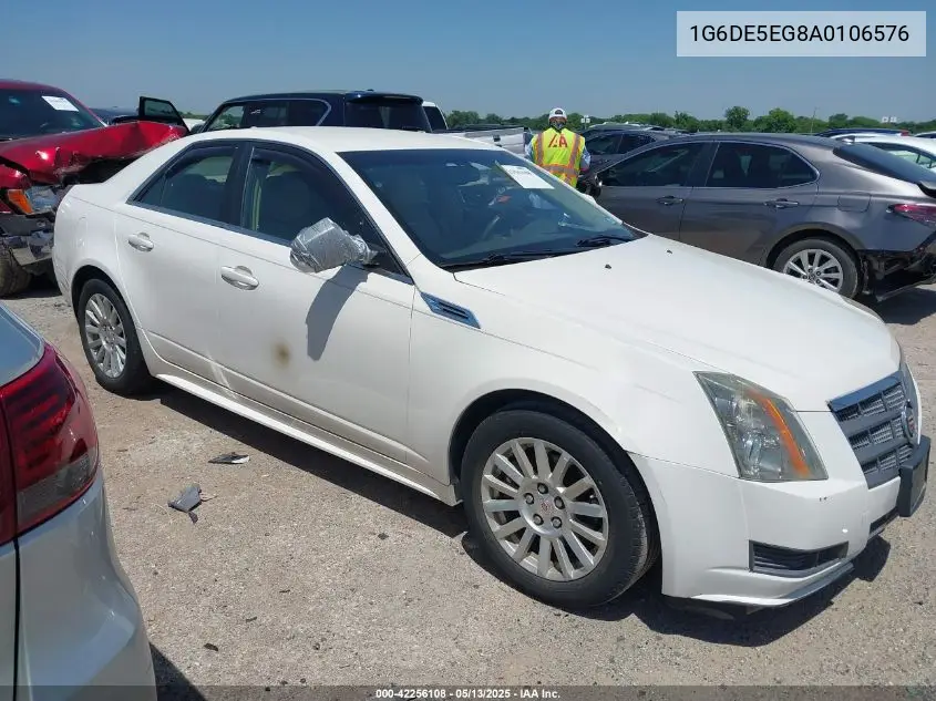2010 Cadillac Cts Luxury VIN: 1G6DE5EG8A0106576 Lot: 42256108