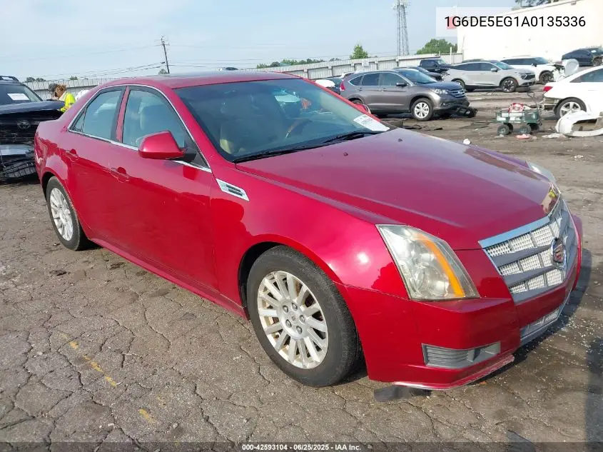 2010 Cadillac Cts Luxury VIN: 1G6DE5EG1A0135336 Lot: 42593104