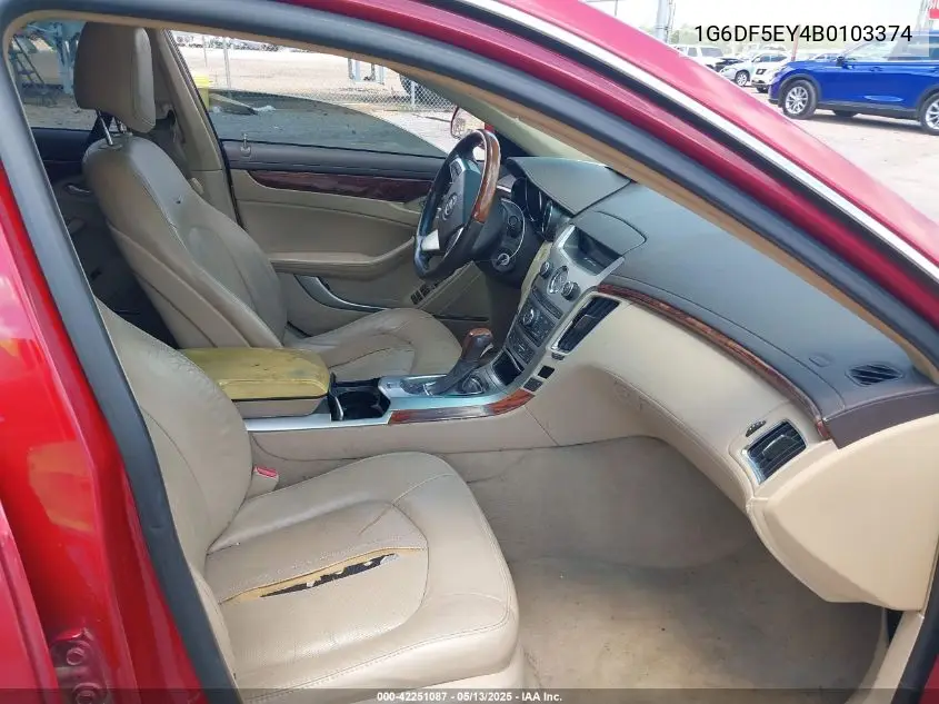 2011 Cadillac Cts Luxury VIN: 1G6DF5EY4B0103374 Lot: 42251087