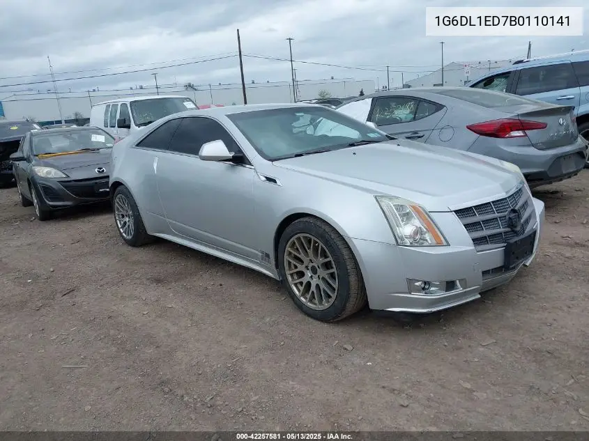 2011 Cadillac Cts Performance VIN: 1G6DL1ED7B0110141 Lot: 42257581