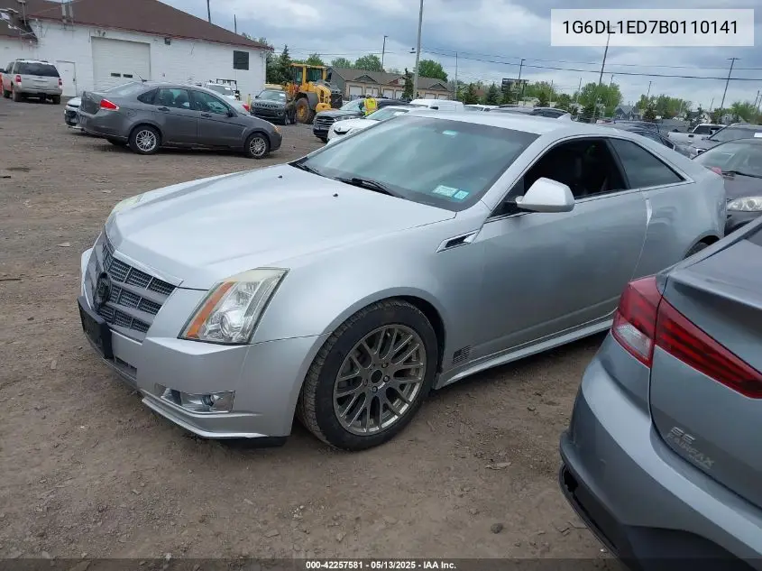 2011 Cadillac Cts Performance VIN: 1G6DL1ED7B0110141 Lot: 42257581