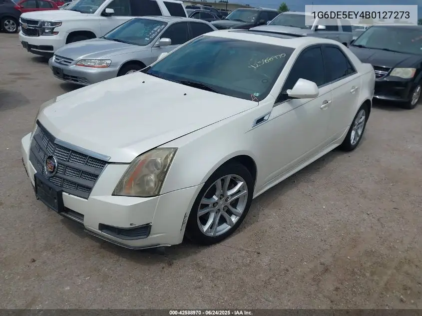 2011 Cadillac Cts Luxury VIN: 1G6DE5EY4B0127273 Lot: 42588970