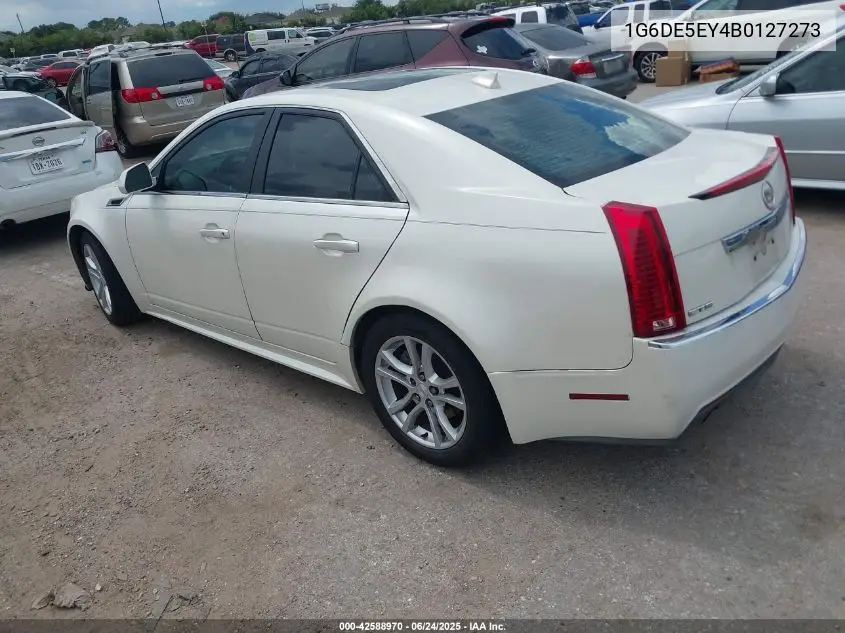 2011 Cadillac Cts Luxury VIN: 1G6DE5EY4B0127273 Lot: 42588970
