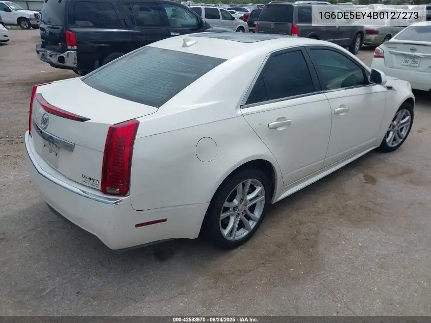 2011 Cadillac Cts Luxury VIN: 1G6DE5EY4B0127273 Lot: 42588970