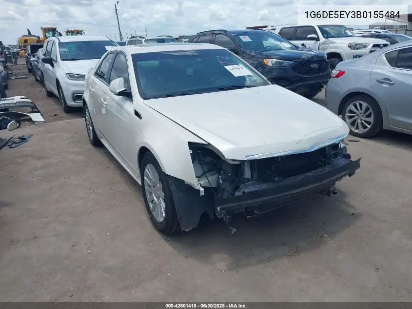 2011 Cadillac Cts Luxury VIN: 1G6DE5EY3B0155484 Lot: 42601418