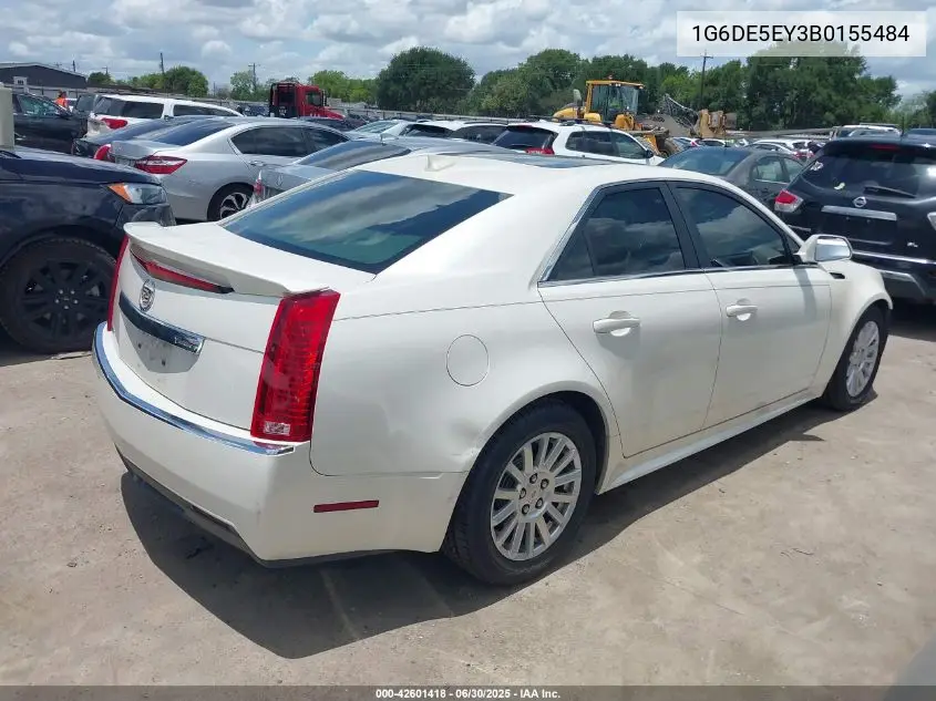 2011 Cadillac Cts Luxury VIN: 1G6DE5EY3B0155484 Lot: 42601418