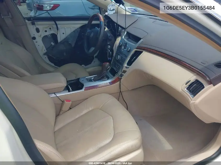 2011 Cadillac Cts Luxury VIN: 1G6DE5EY3B0155484 Lot: 42601418