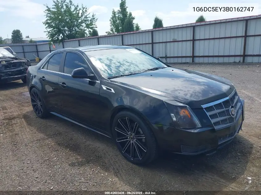 2011 Cadillac Cts Standard VIN: 1G6DC5EY3B0162747 Lot: 42603436
