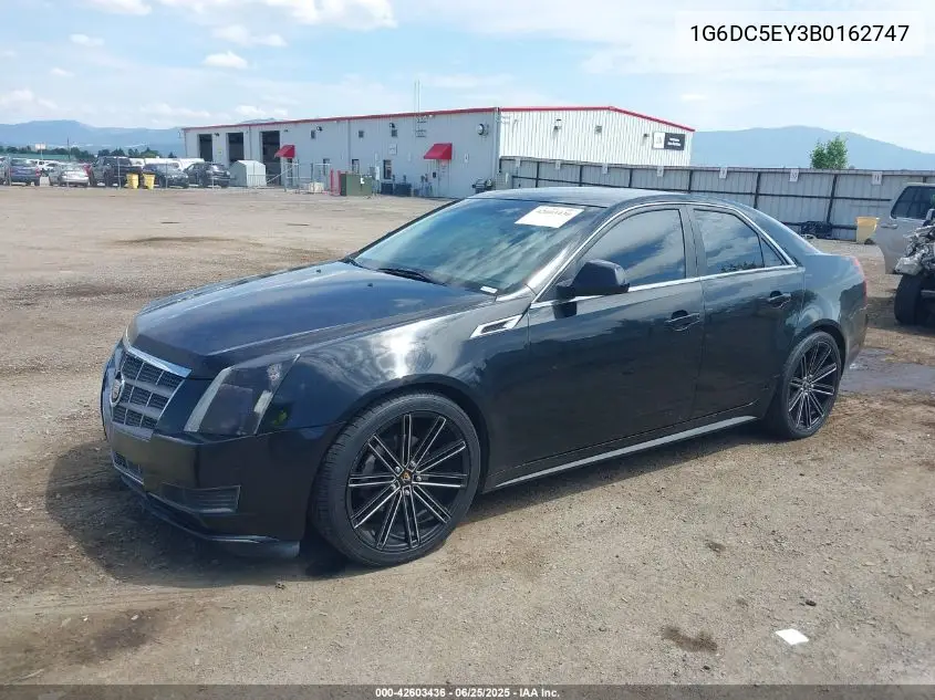 2011 Cadillac Cts Standard VIN: 1G6DC5EY3B0162747 Lot: 42603436