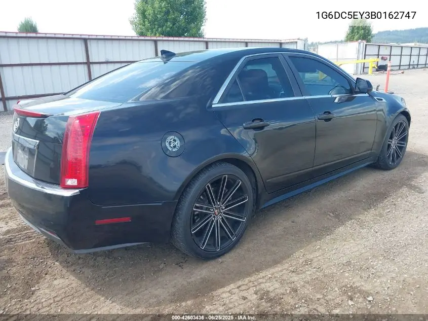 2011 Cadillac Cts Standard VIN: 1G6DC5EY3B0162747 Lot: 42603436