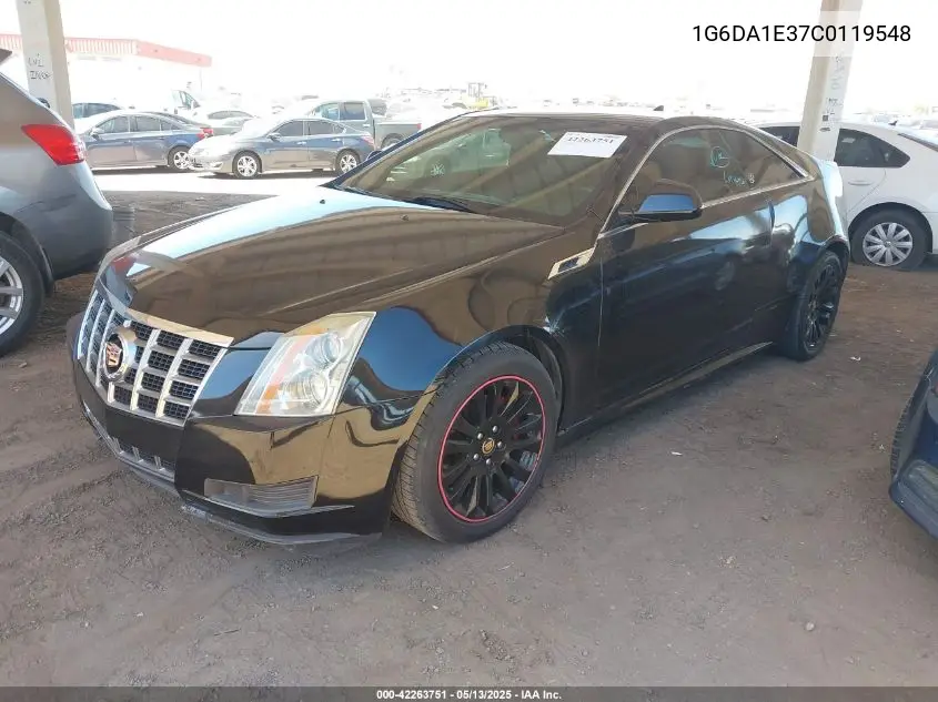 2012 Cadillac Cts Standard VIN: 1G6DA1E37C0119548 Lot: 42263751