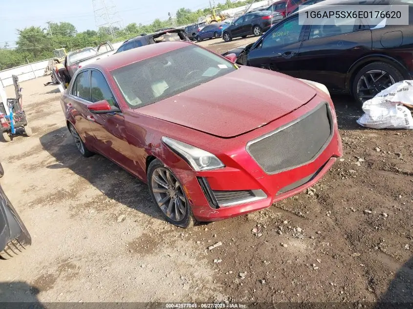 2014 Cadillac Cts Standard VIN: 1G6AP5SX6E0176620 Lot: 42577045