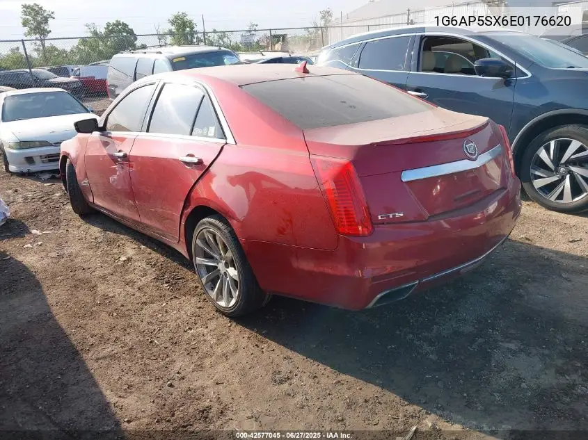 2014 Cadillac Cts Standard VIN: 1G6AP5SX6E0176620 Lot: 42577045
