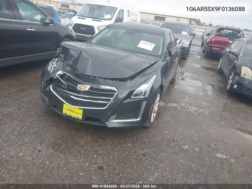 2015 Cadillac Cts Luxury VIN: 1G6AR5SX9F0136088 Lot: 41854205