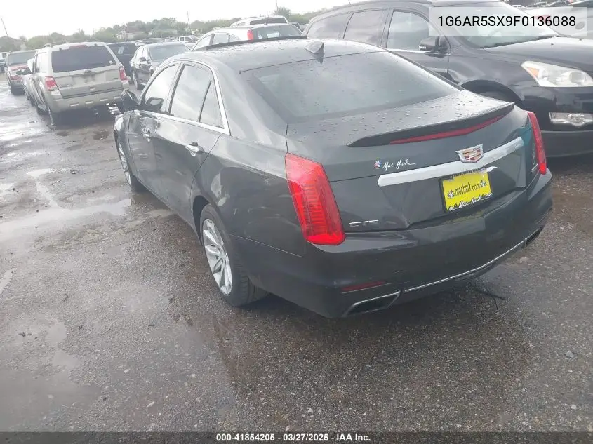2015 Cadillac Cts Luxury VIN: 1G6AR5SX9F0136088 Lot: 41854205