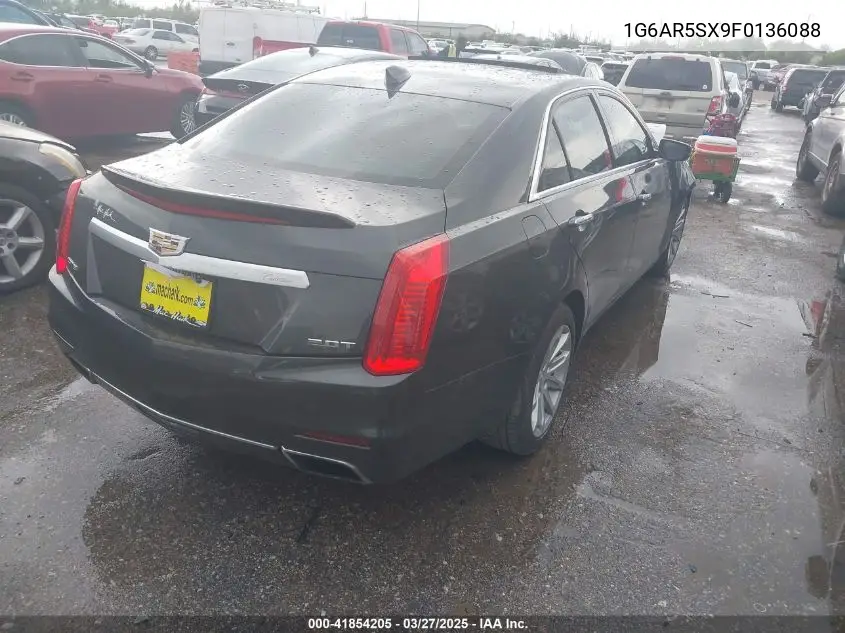 2015 Cadillac Cts Luxury VIN: 1G6AR5SX9F0136088 Lot: 41854205