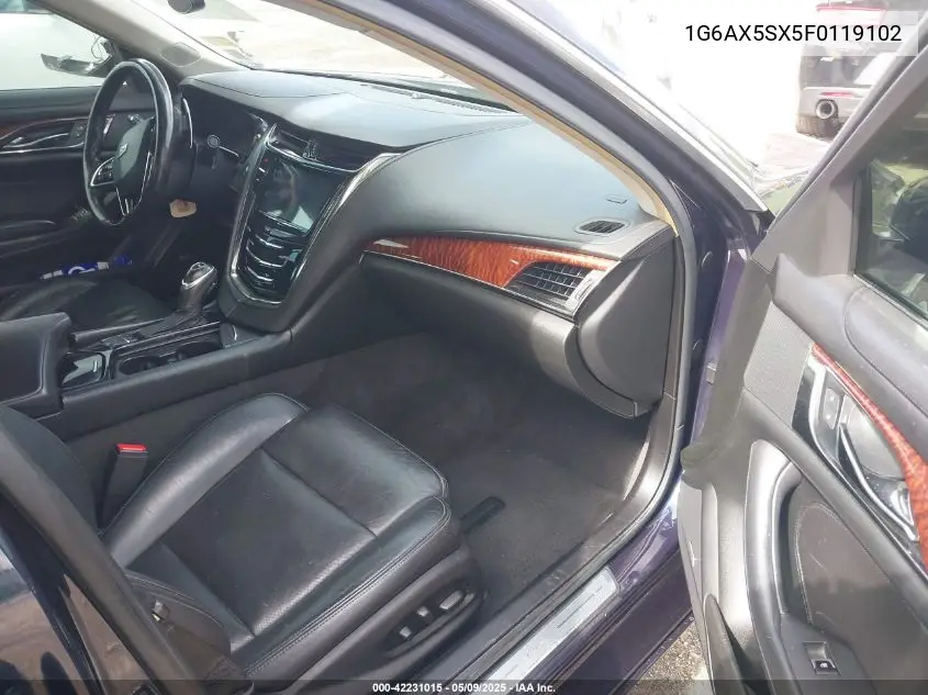 2015 Cadillac Cts Luxury VIN: 1G6AX5SX5F0119102 Lot: 42231015