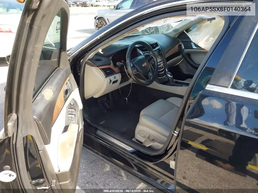 2015 Cadillac Cts Standard VIN: 1G6AP5SX8F0140364 Lot: 42535236
