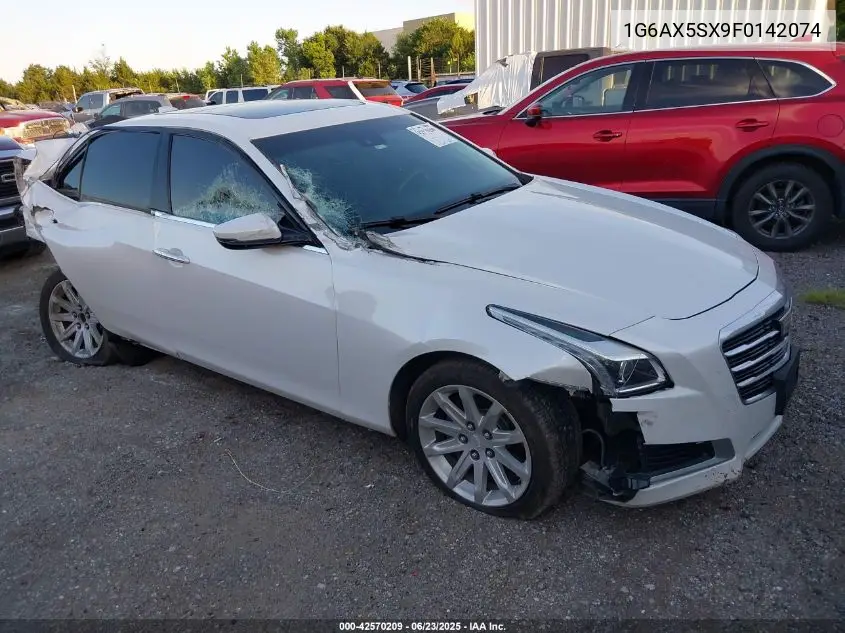 2015 Cadillac Cts Luxury VIN: 1G6AX5SX9F0142074 Lot: 42570209