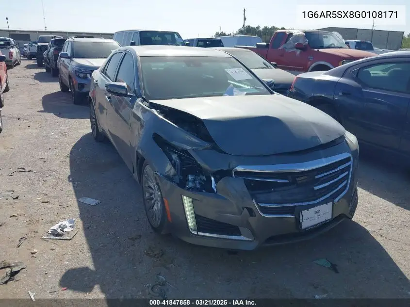 2016 Cadillac Cts Luxury Collection VIN: 1G6AR5SX8G0108171 Lot: 41847858