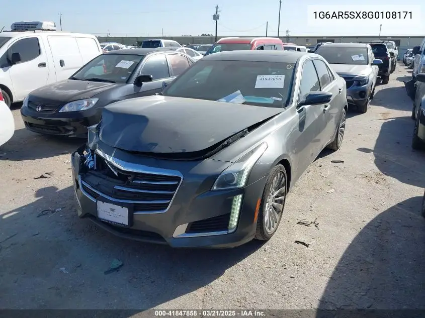 2016 Cadillac Cts Luxury Collection VIN: 1G6AR5SX8G0108171 Lot: 41847858