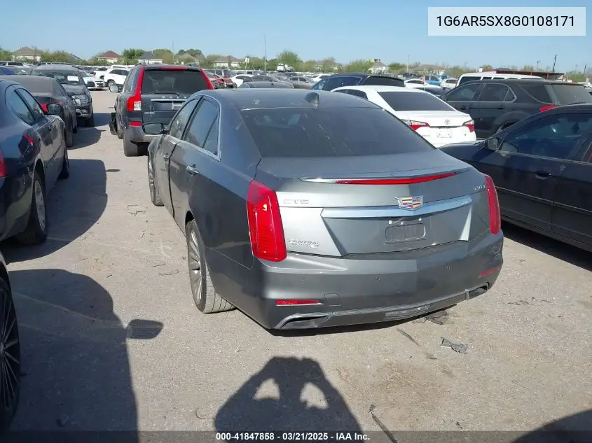 2016 Cadillac Cts Luxury Collection VIN: 1G6AR5SX8G0108171 Lot: 41847858