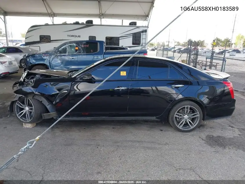 2017 Cadillac Cts V-Sport VIN: 1G6AU5S8XH0183589 Lot: 41936604