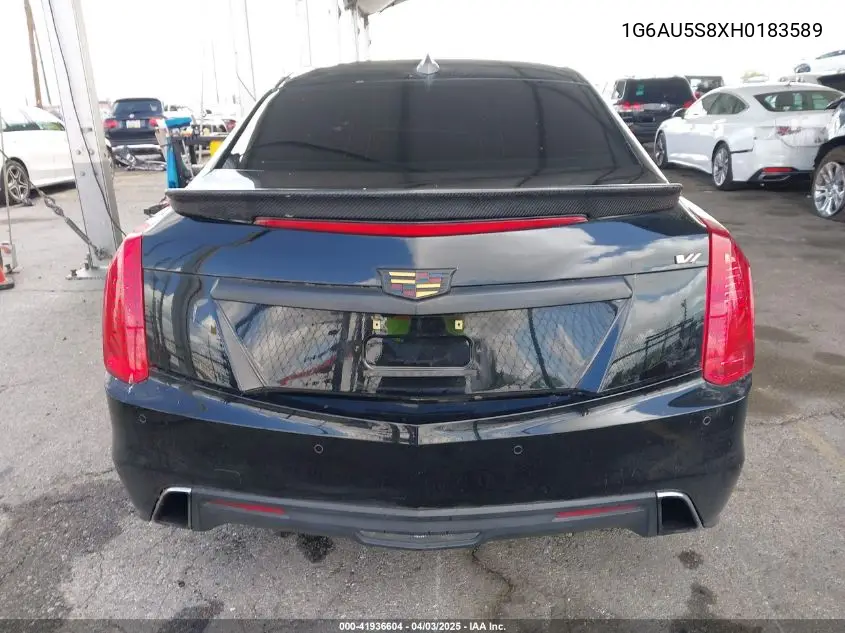 2017 Cadillac Cts V-Sport VIN: 1G6AU5S8XH0183589 Lot: 41936604