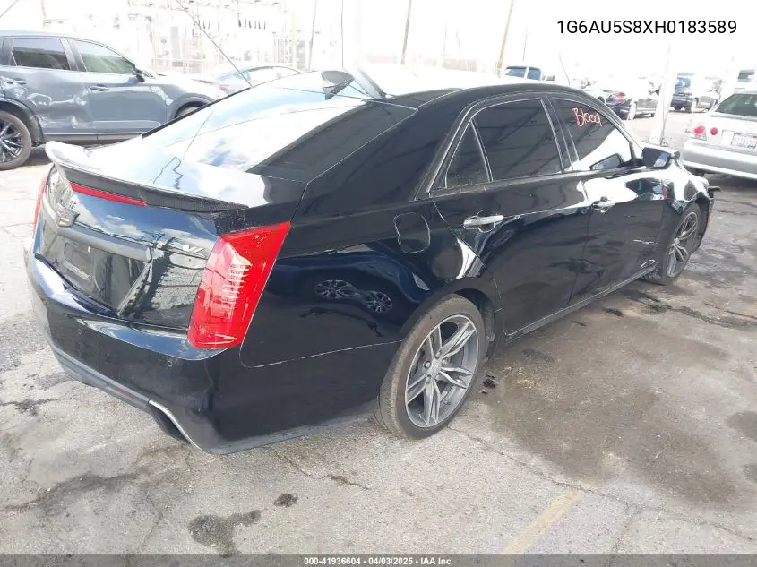 2017 Cadillac Cts V-Sport VIN: 1G6AU5S8XH0183589 Lot: 41936604