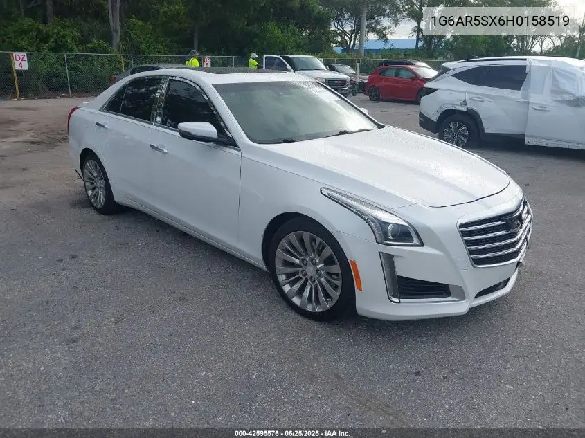 2017 Cadillac Cts Luxury VIN: 1G6AR5SX6H0158519 Lot: 42595576