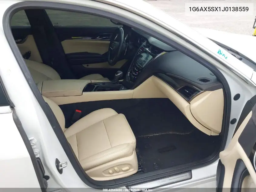 2018 Cadillac Cts Luxury VIN: 1G6AX5SX1J0138559 Lot: 42545450