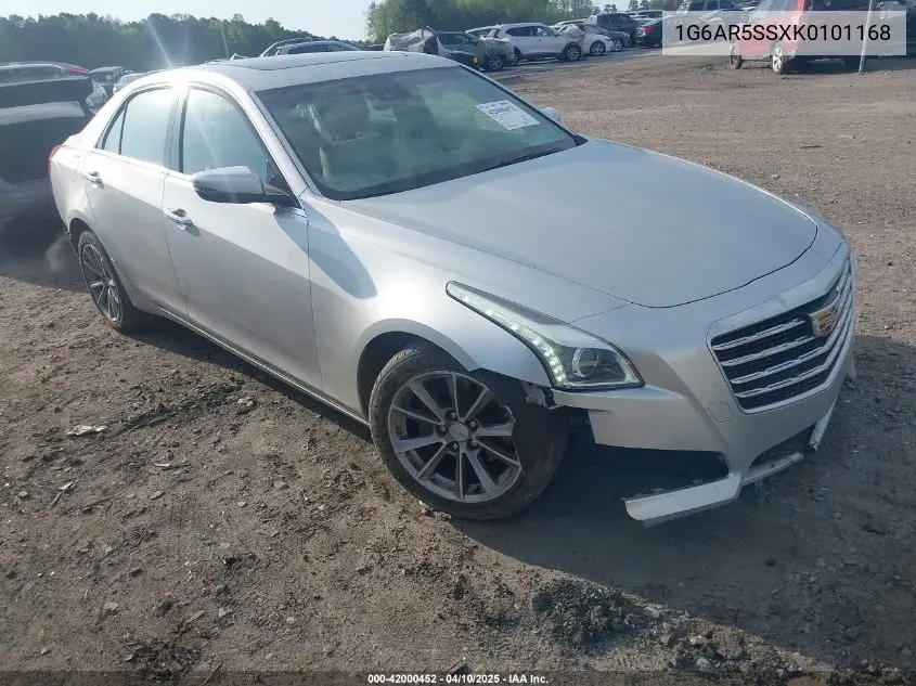 2019 Cadillac Cts Luxury VIN: 1G6AR5SSXK0101168 Lot: 42000452
