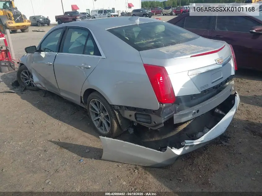 2019 Cadillac Cts Luxury VIN: 1G6AR5SSXK0101168 Lot: 42000452