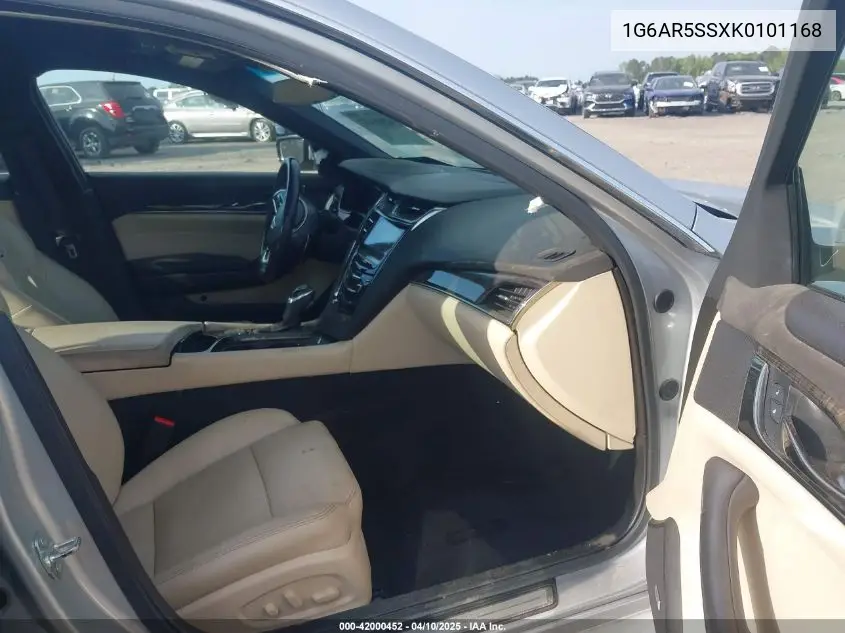 2019 Cadillac Cts Luxury VIN: 1G6AR5SSXK0101168 Lot: 42000452