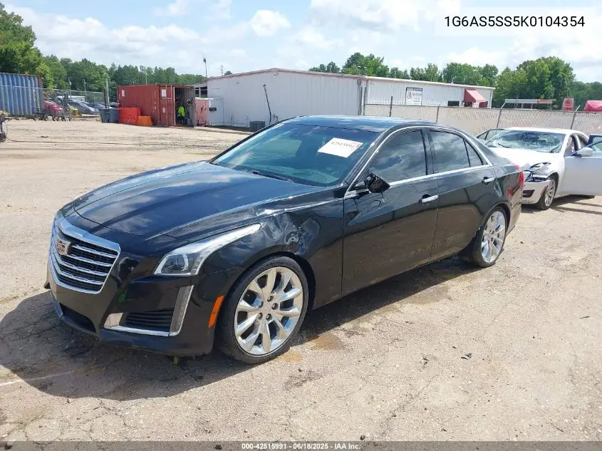2019 Cadillac Cts Premium Luxury VIN: 1G6AS5SS5K0104354 Lot: 42515991