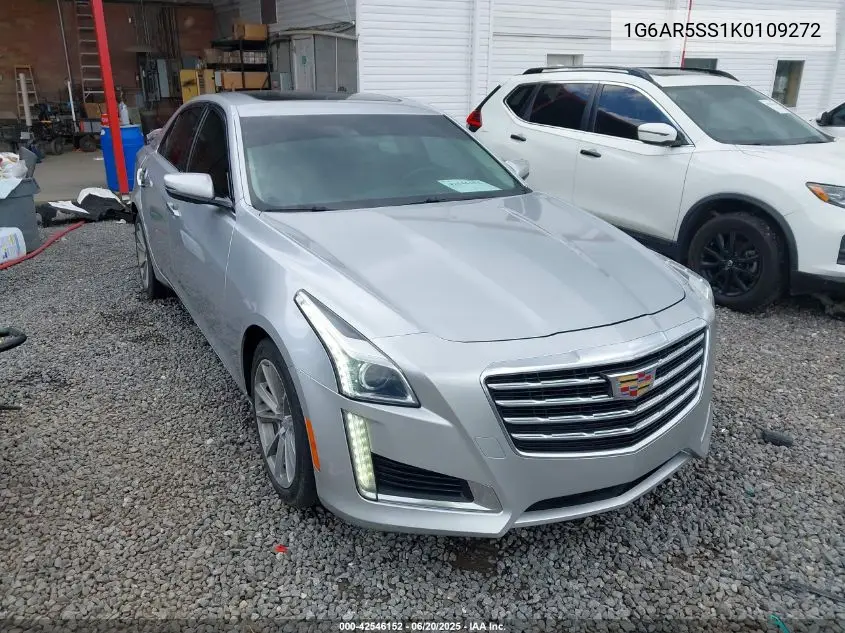 2019 Cadillac Cts Luxury VIN: 1G6AR5SS1K0109272 Lot: 42546152