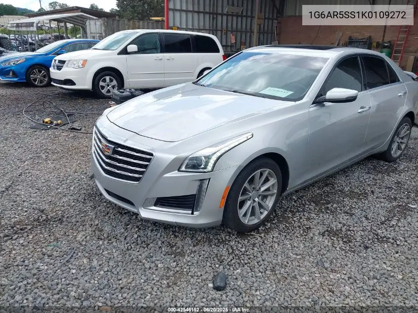 2019 Cadillac Cts Luxury VIN: 1G6AR5SS1K0109272 Lot: 42546152