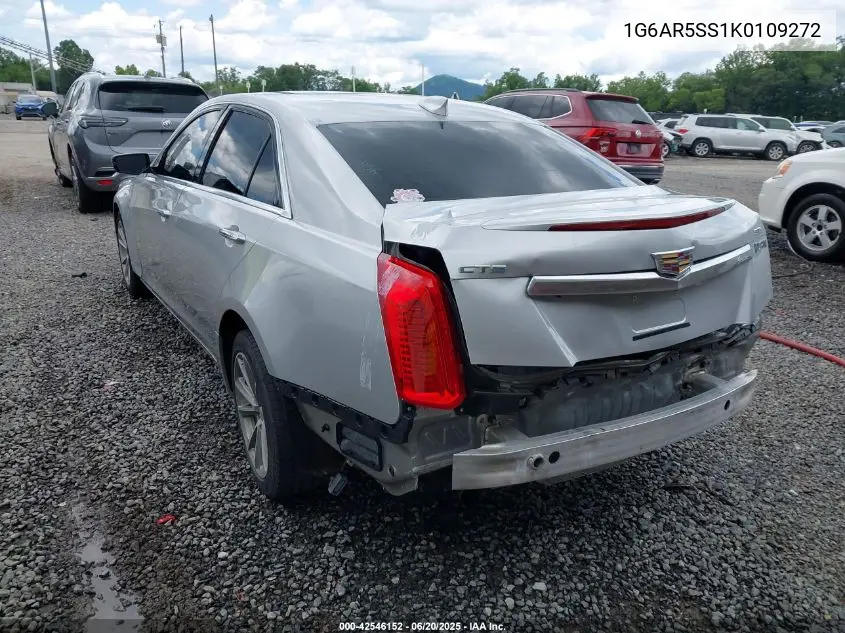 2019 Cadillac Cts Luxury VIN: 1G6AR5SS1K0109272 Lot: 42546152