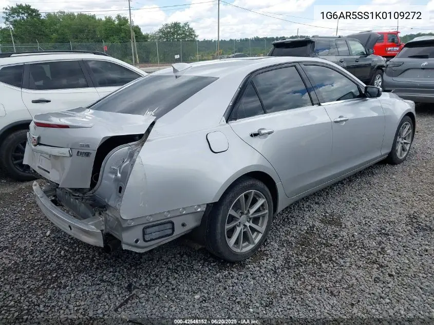 2019 Cadillac Cts Luxury VIN: 1G6AR5SS1K0109272 Lot: 42546152